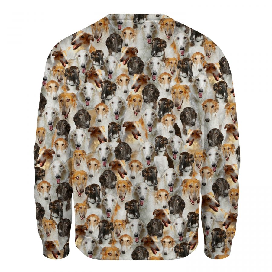 Borzoi - Full Face - Premium Sweater