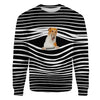 Borzoi - Stripe - Premium Sweater