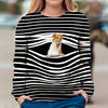 Borzoi - Stripe - Premium Sweater