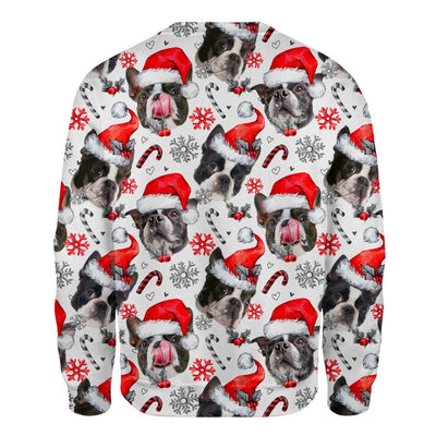 Boston Terrier - Xmas Decor - Premium Sweater