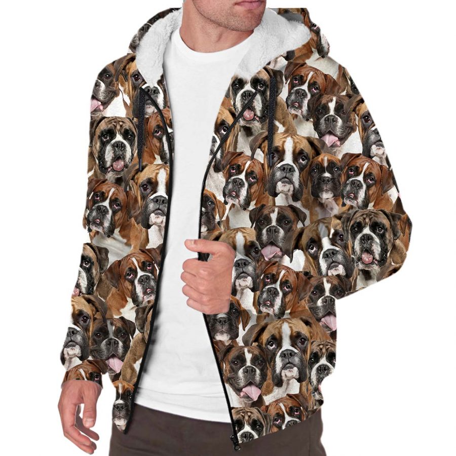 Boxer Full Face Fleece Hoodie