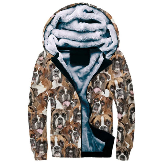 Boxer Full Face Fleece Hoodie