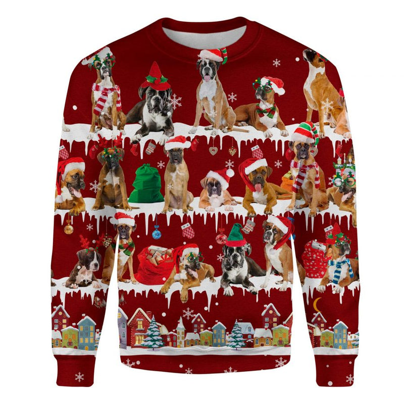 Boxer - Snow Christmas - Premium Sweater