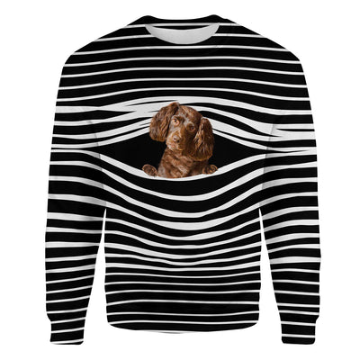 Boykin Spaniel - Stripe - Premium Sweater