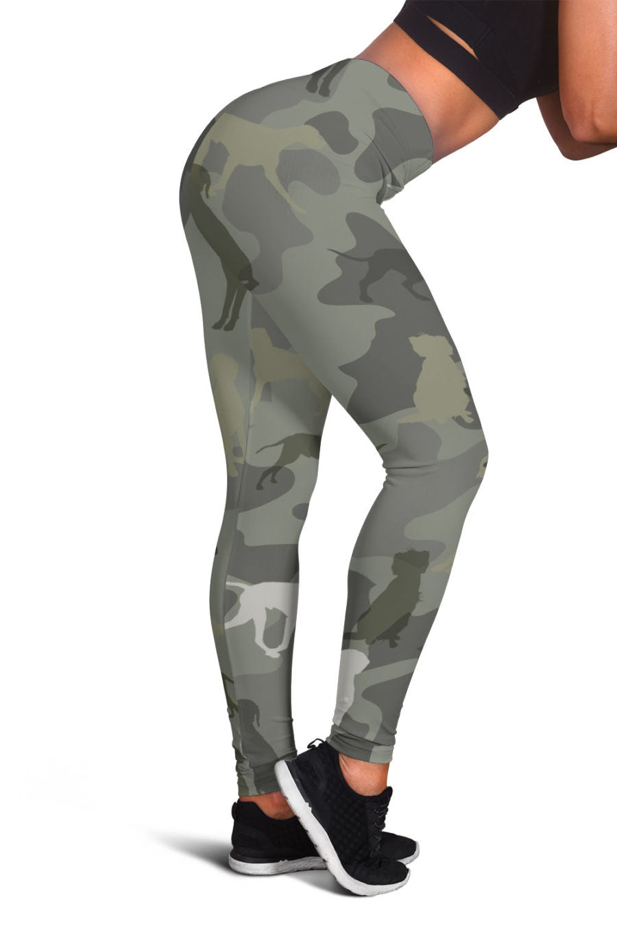 Braque Du Bourbonnais Camo Legging
