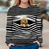 Buff Cocker Spaniel - Stripe - Premium Sweater