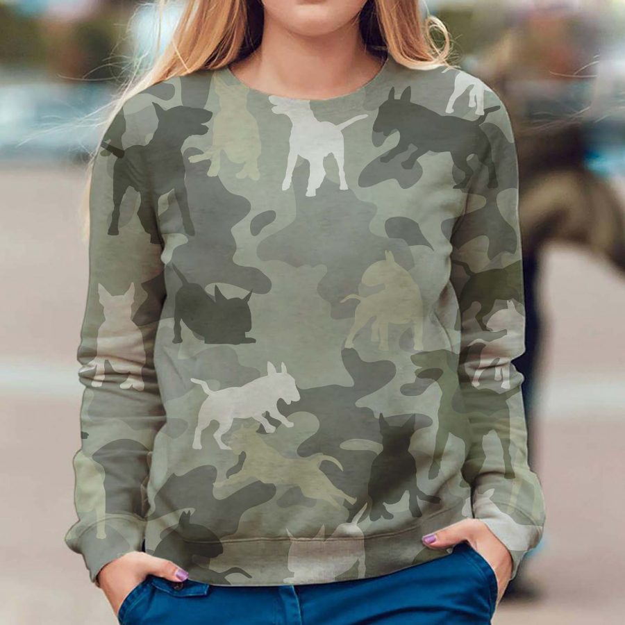 Bull Terrier - Camo - Premium Sweater