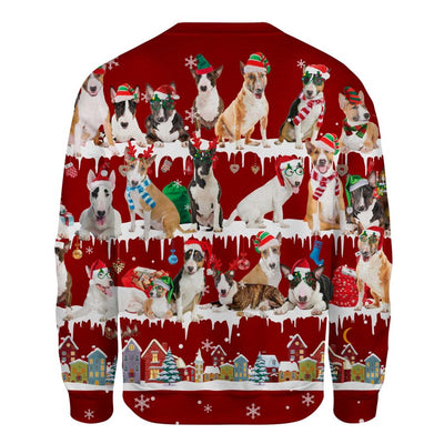 Bull Terrier - Snow Christmas - Premium Sweater