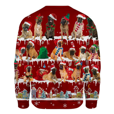 Bullmastiff - Snow Christmas - Premium Sweater