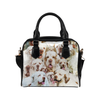 Clumber Spaniel Face Shoulder Handbag