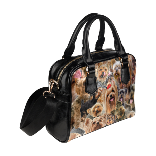 Yorkshire Terrier Face Shoulder Handbag