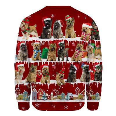 Cairn Terrier - Snow Christmas - Premium Sweater