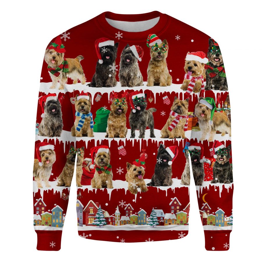 Cairn Terrier - Snow Christmas - Premium Sweater