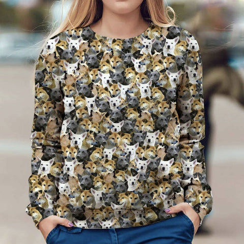Canaan Dog - Full Face - Premium Sweater