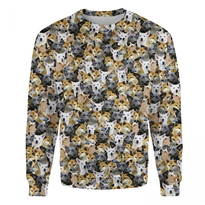 Canaan Dog - Full Face - Premium Sweater
