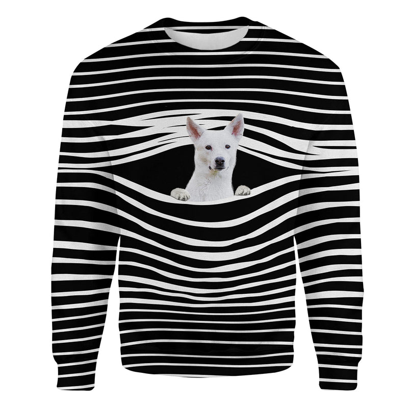 Canaan Dog - Stripe - Premium Sweater