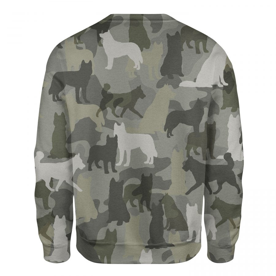Canadian Eskimo Dog - Camo - Premium Sweater