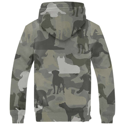 Cane Corso Camo Fleece Hoodie