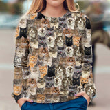 Cat - Full Face - Premium Sweater