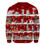 Cat - Snow Christmas - Premium Sweater