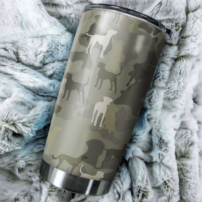 Catahoula Leopard Dog Camo Tumbler Cup