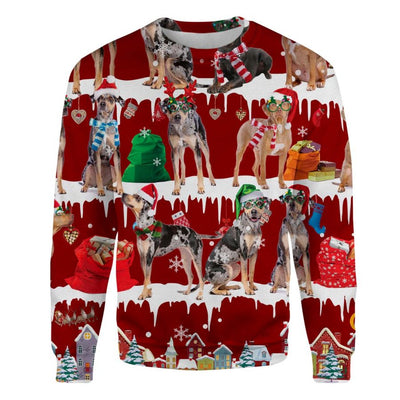 Catahoula Leopard - Snow Christmas - Premium Sweater