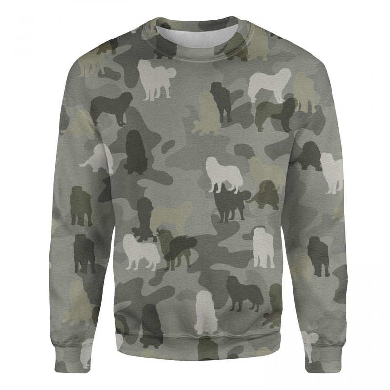 Caucasian Shepherd Dog - Camo - Premium Sweater