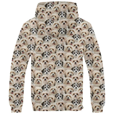 Cavachon Full Face Fleece Hoodie