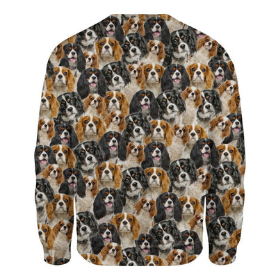 Cavalier King Charles Spaniel - Full Face - Premium Sweater