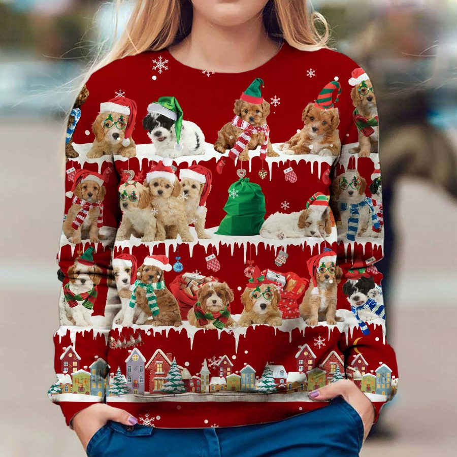 Cavoodle - Snow Christmas - Premium Sweater