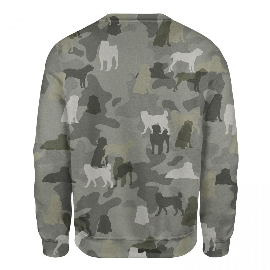 Central Asian Shepherd Dog - Camo - Premium Sweater