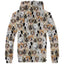 Central Asian Shepherd Dog Full Face Fleece Hoodie