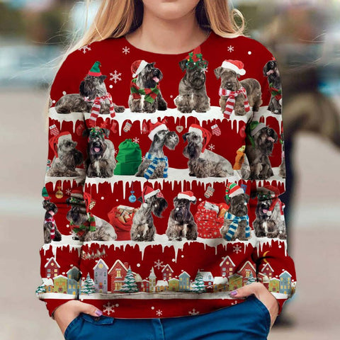 Cesky Terrier - Snow Christmas - Premium Sweater