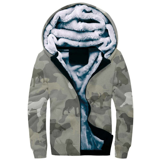 Chesapeake Bay Retriever Camo Fleece Hoodie