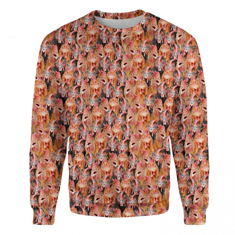 Chicken - Full Face - Premium Sweater