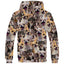 Chihuahua Full Face Fleece Hoodie