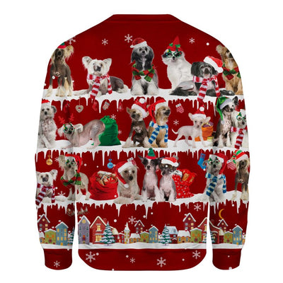 Chinese Crested Dog - Snow Christmas - Premium Sweater