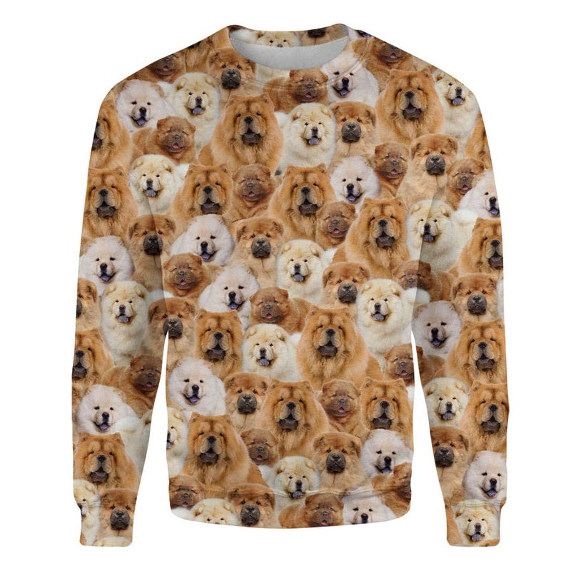 Chow Chow - Full Face - Premium Sweater