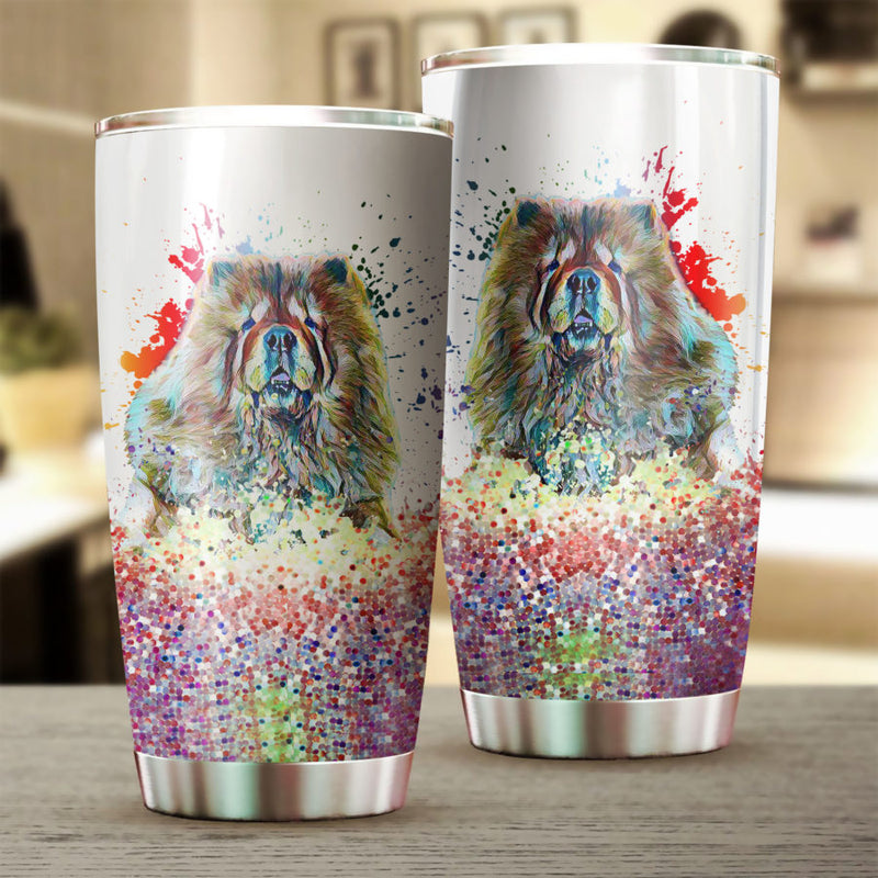 Chow Chow Art Color Tumbler Cup
