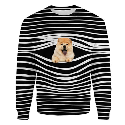 Chow Chow - Stripe - Premium Sweater