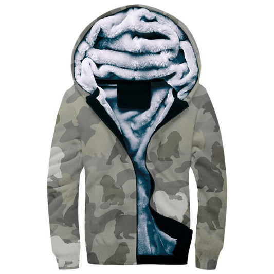 Cockapoo Camo Fleece Hoodie