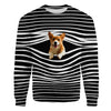 Corgi - Stripe - Premium Sweater