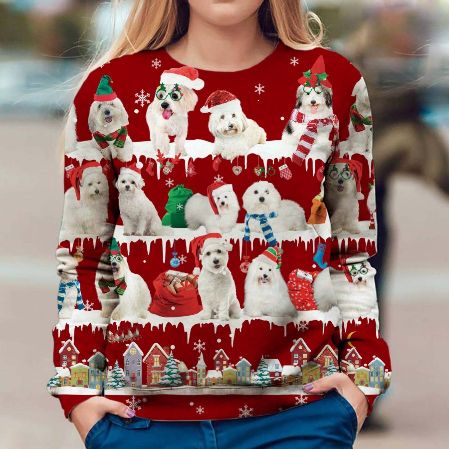 Coton de Tulear - Snow Christmas - Premium Sweater