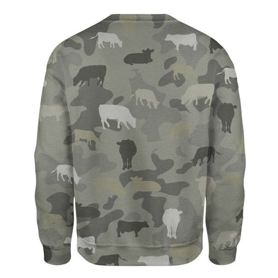 Cow - Camo - Premium Sweater