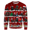 Curly Coated Retriever - Snow Christmas - Premium Sweater