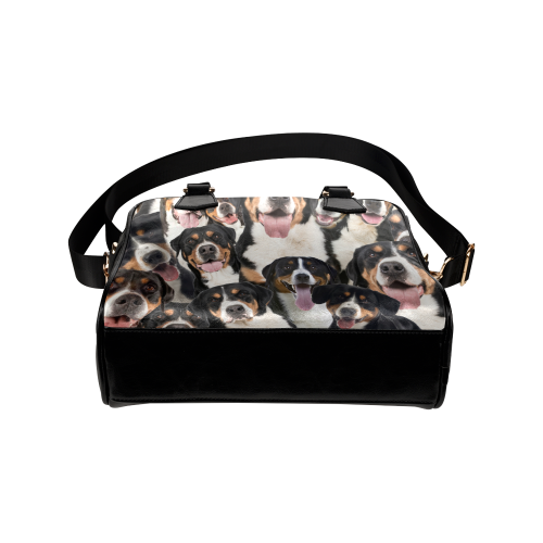 Greater Swiss Mountain Face Shoulder Handbag