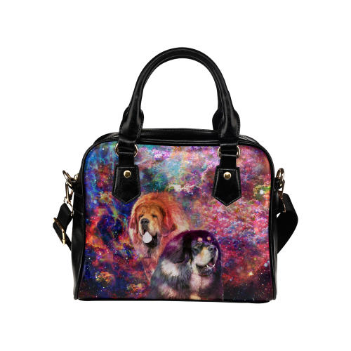 Tibetan Mastiff Yin Yang Shoulder Handbag