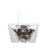 Rottweiler Leather Tote Bag