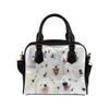 Samoyed Face Shoulder Handbag