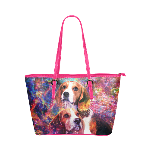 Beagle Leather Tote Bag